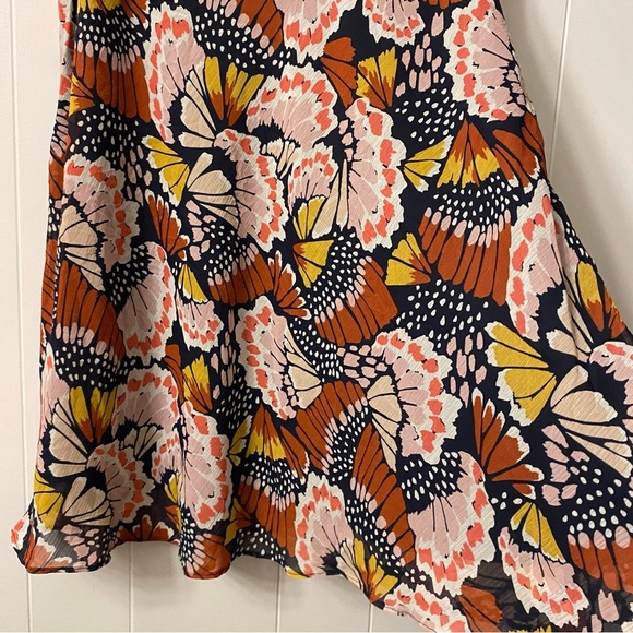 NWT Boden Crinkle Bias-cut Skirt Multi Petal Stamp Butterfly Wings R0196-MPT new - Picture 7 of 13